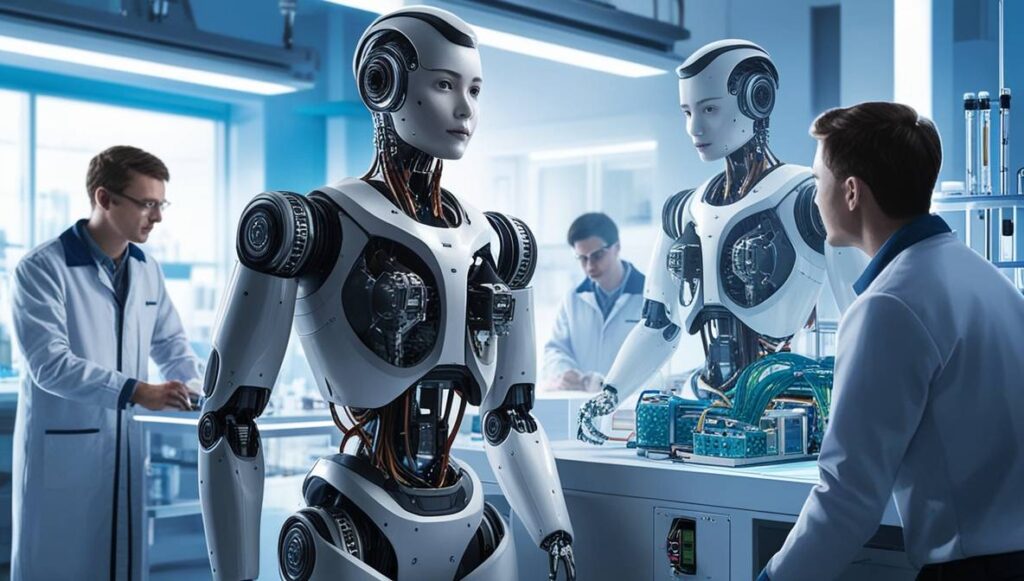 Humanoid Robot Development with AI